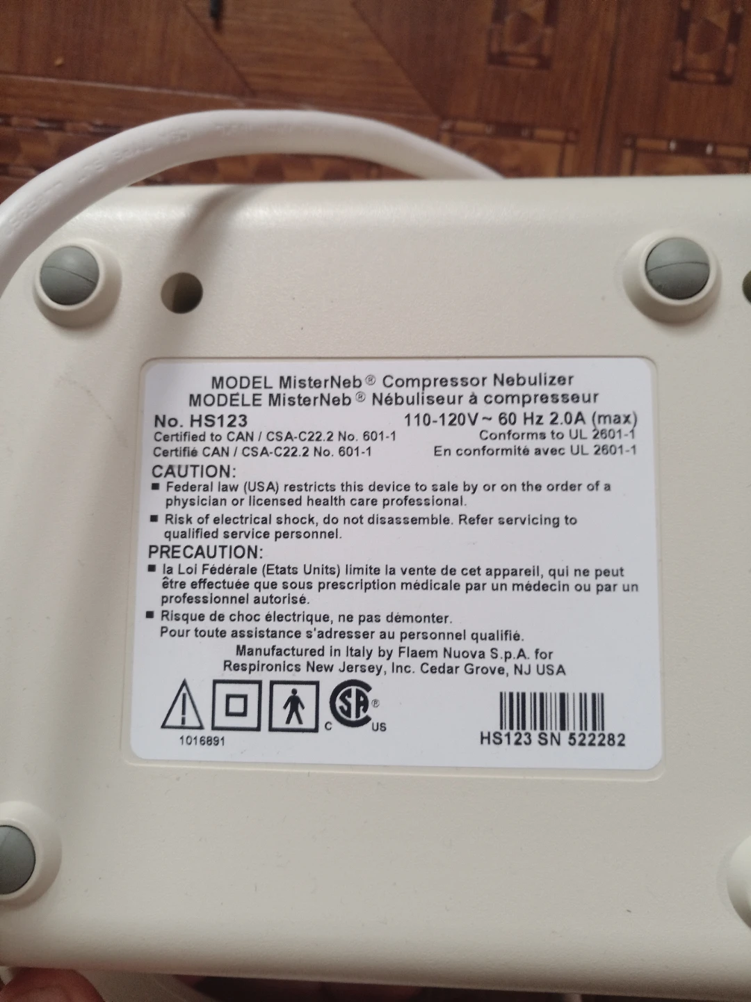 Mister-Neb Compressor Nebulizer System - photo 2