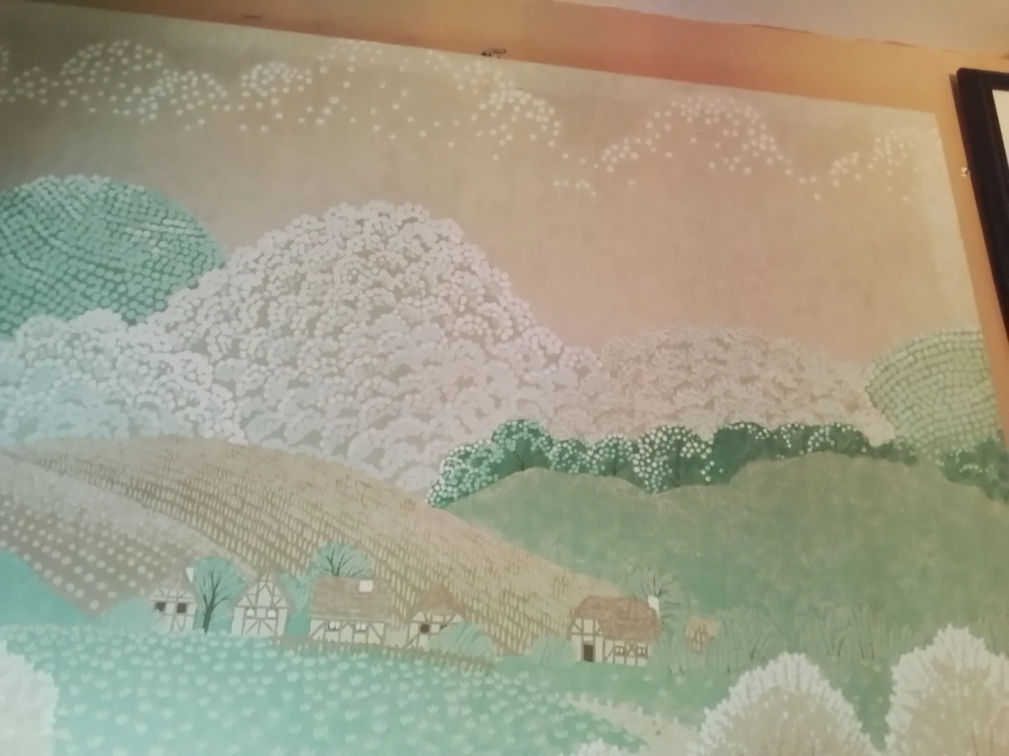 Vintage Ivan Rabuzin "Big Forest" Large-Format Textile - photo 2
