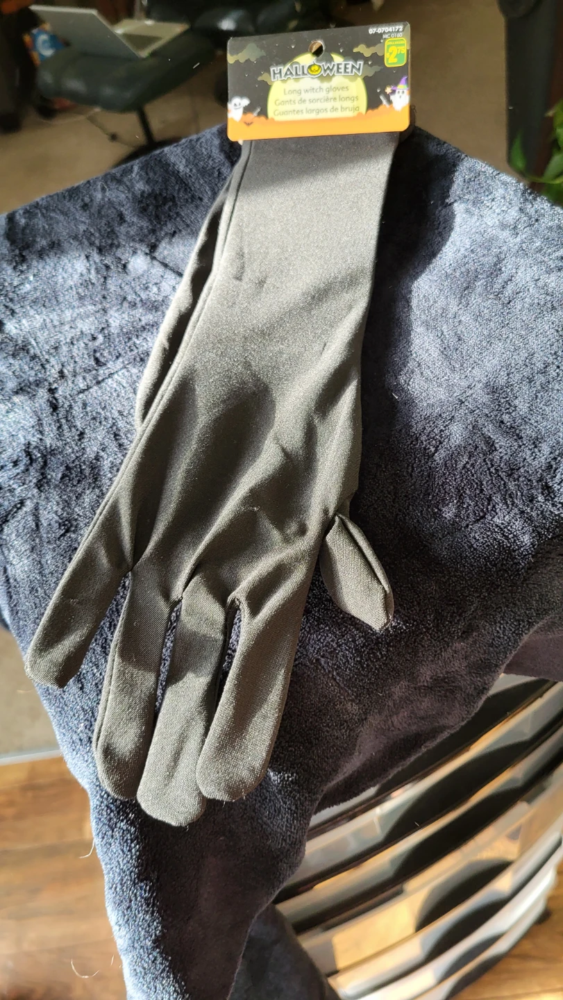 Dollarama Halloween Long Witch Gloves