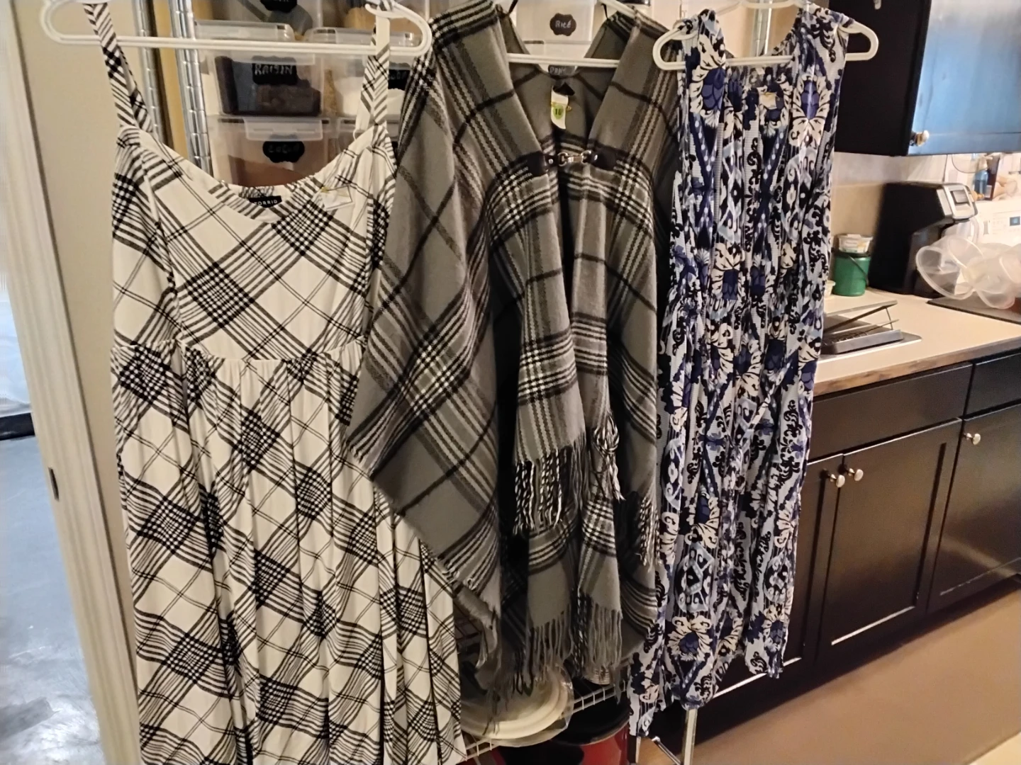 Torrid Black and White Plaid Sundress
