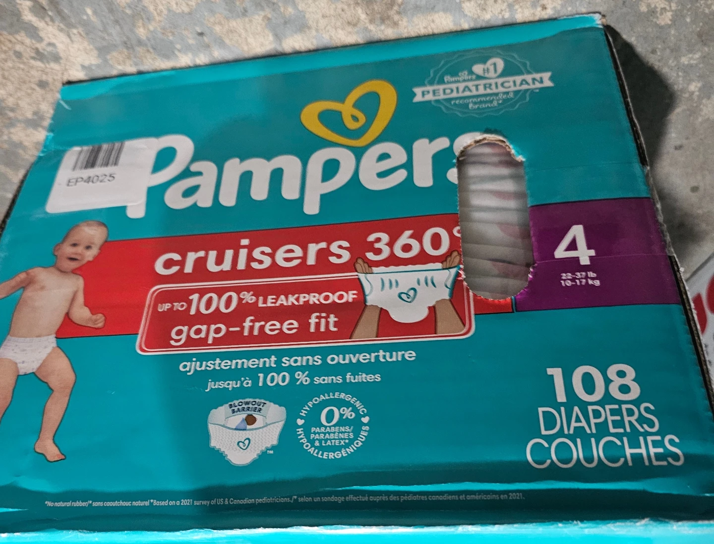 Pampers Cruisers 360° Size 4 w/Coupons ⚽ - photo 2