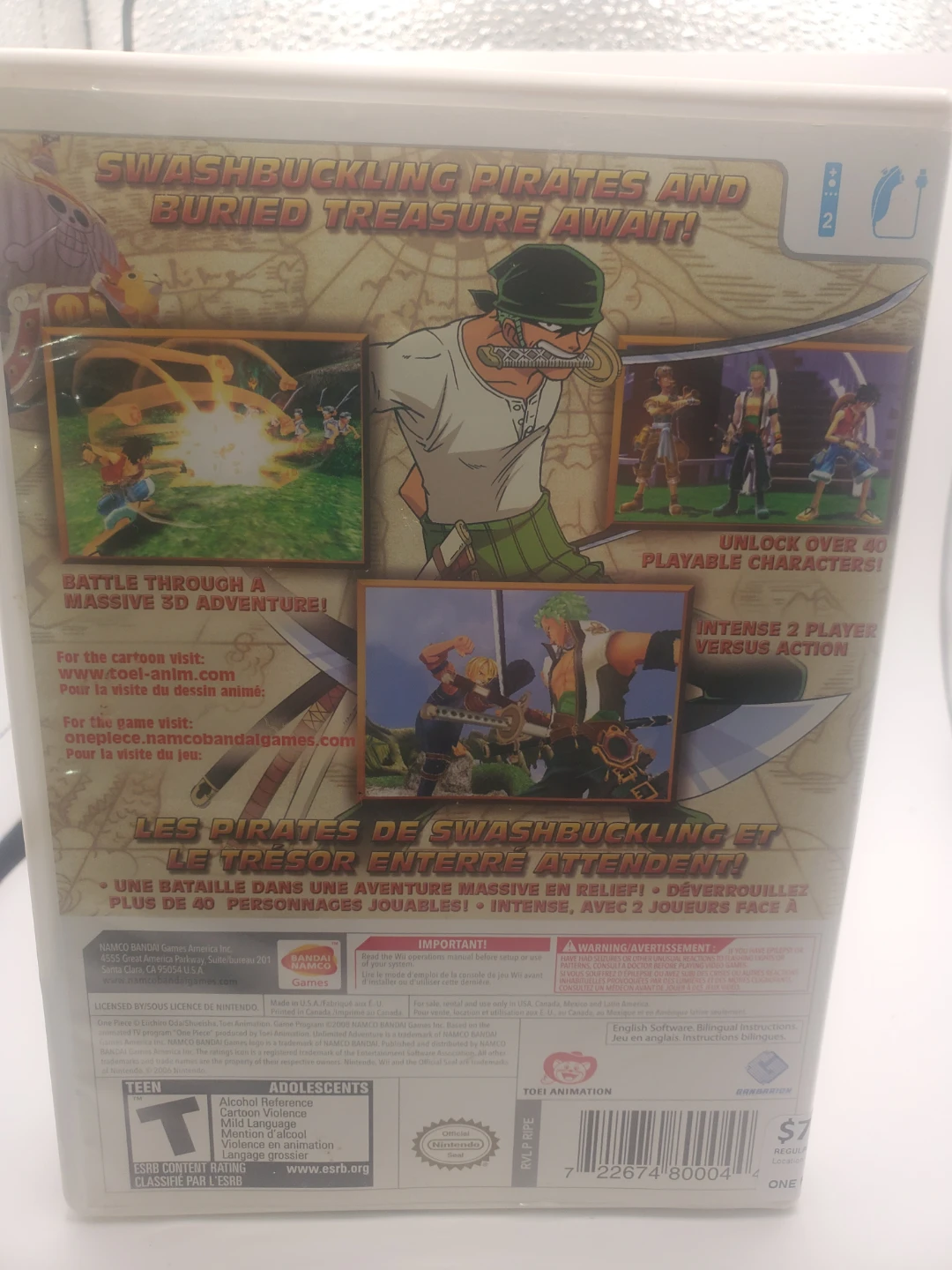 One Piece Unlimited Adventure for Nintendo Wii - photo 2