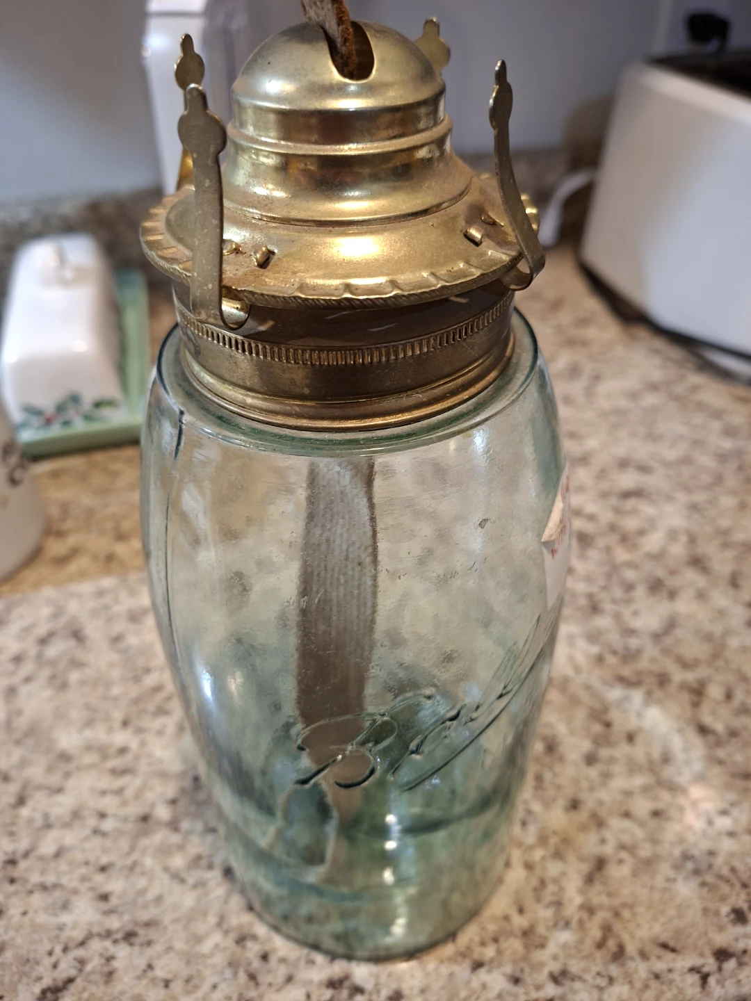 Antique Ball Mason Jar Lamp
