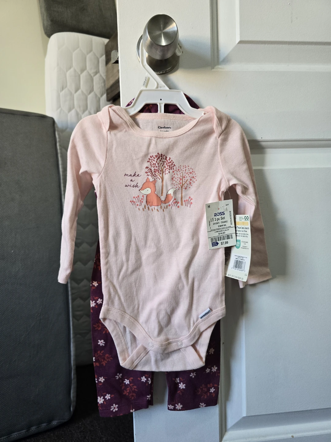 Gerber Baby 3-Piece Fox Set
