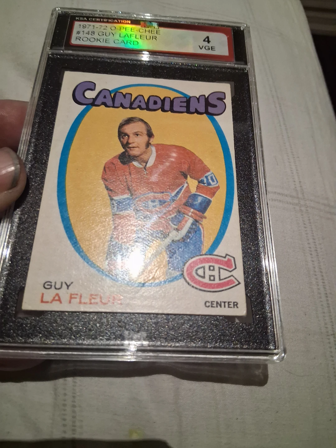 1971-72 O-Pee-Chee Guy Lafleur Rookie Card #148 - photo 2