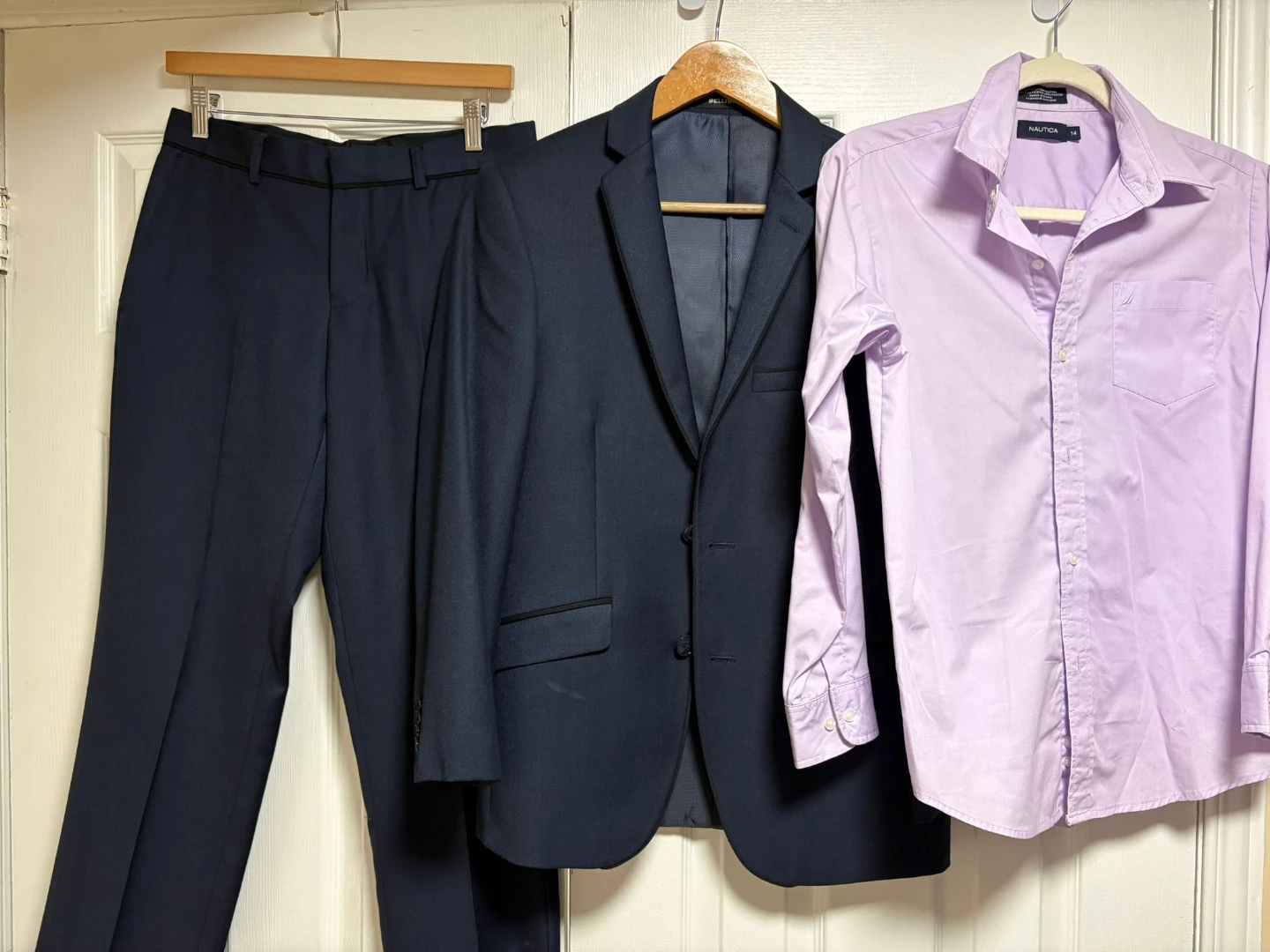 Bellissimo Navy Suit & Nautica Dress Shirt