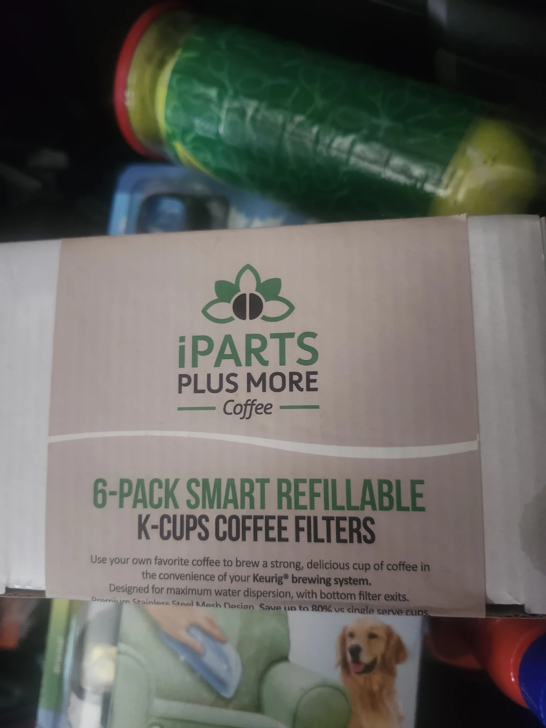 iParts Plus More Coffee 6-Pack Smart Refillable K-Cups