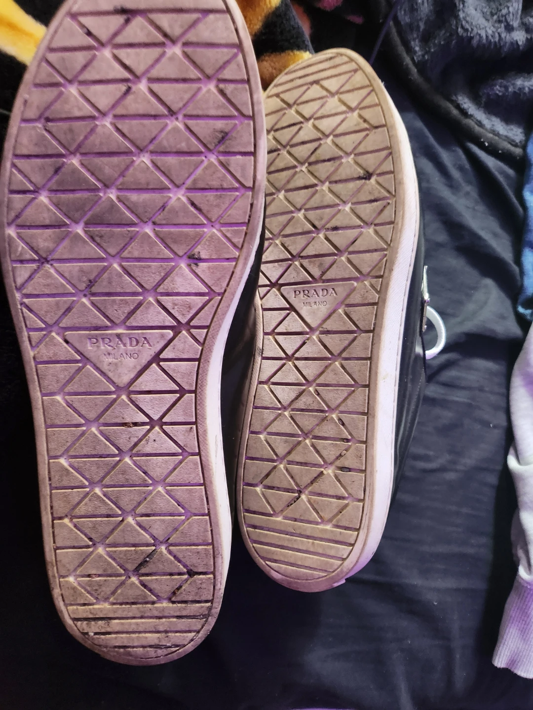 Prada Black Leather Sneakers - photo 3