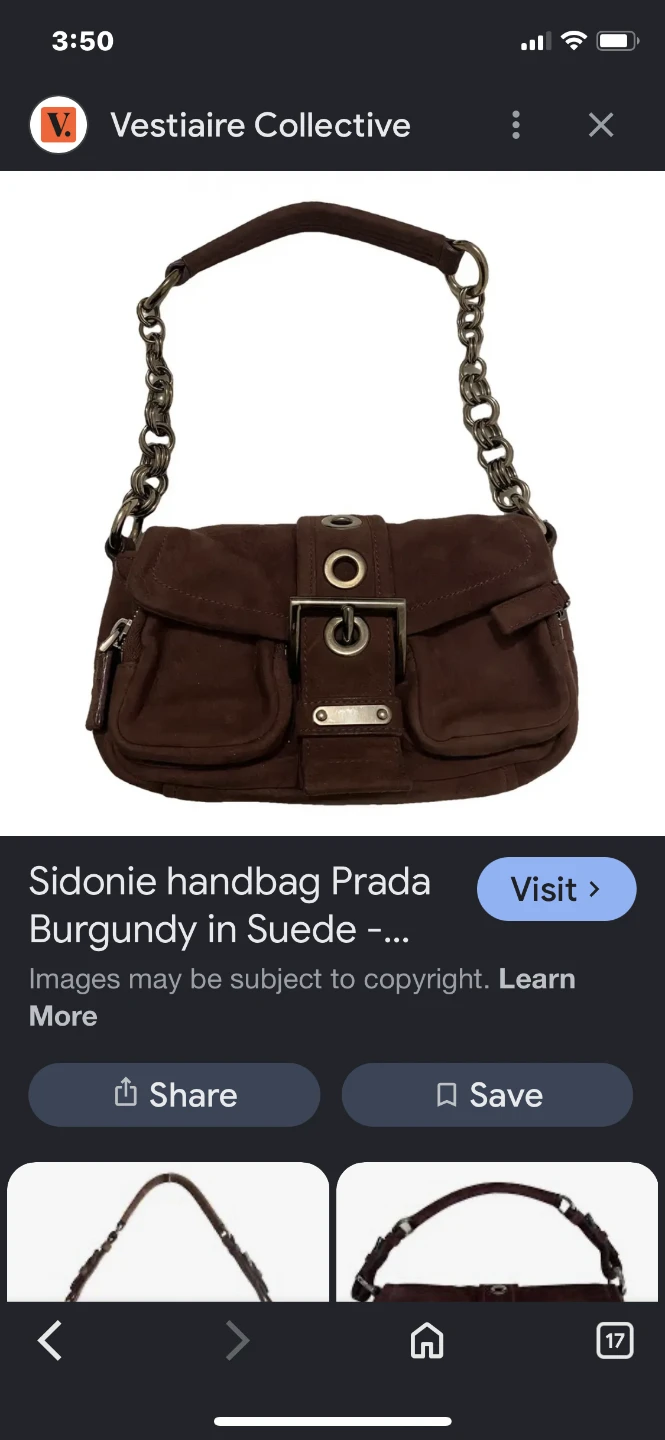 Prada Suede Shoulder Bag - photo 5