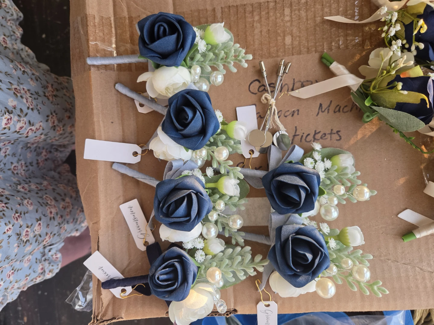 Wedding Boutonnieres and Corsages Set
