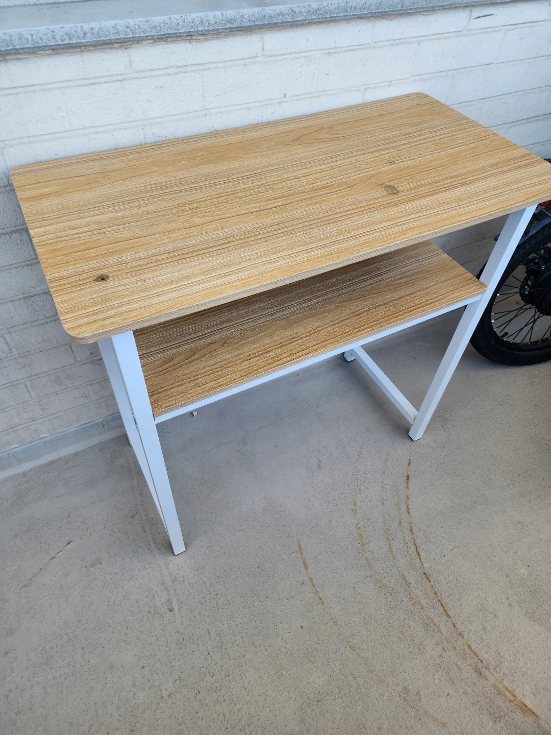 Compact desk with shelf - photo 3