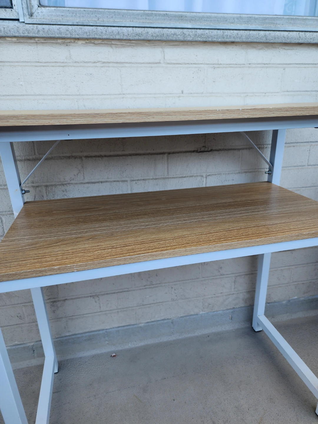 Compact desk with shelf - photo 4