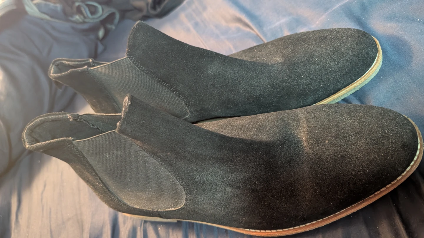 ALDO Black Suede Chelsea Boots 11 - photo 2