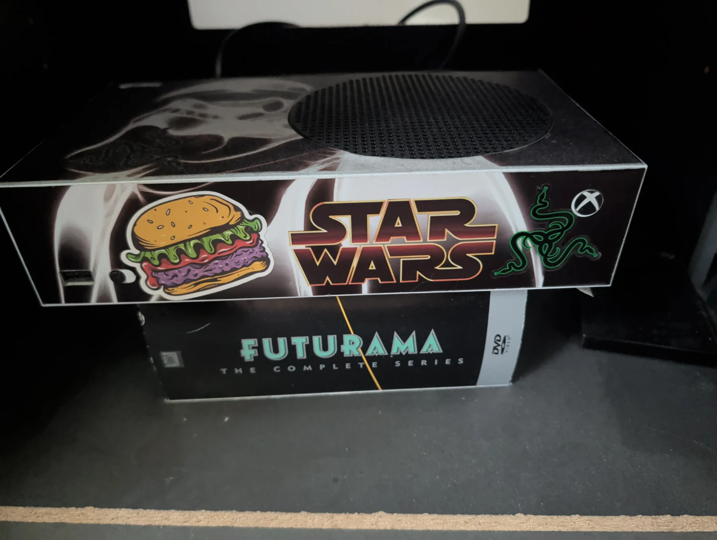 Xbox Series S with Star Wars & Razer Decals