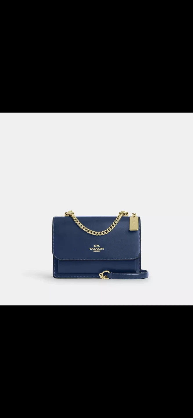 Coach Shoulder Bag - Blue ⚽