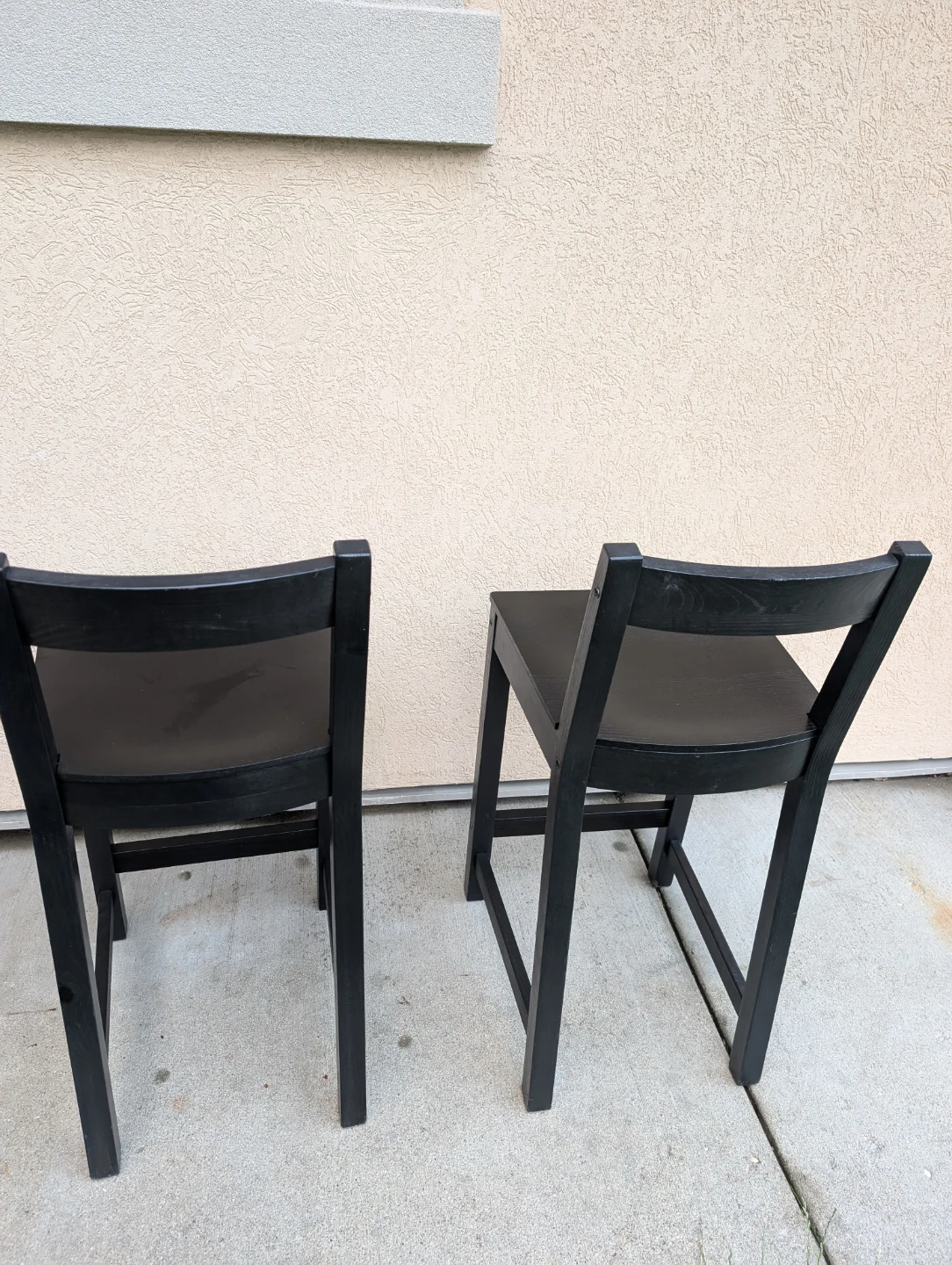 IKEA NORDVIKEN Bar Stools - Black (Set of 2) - photo 4