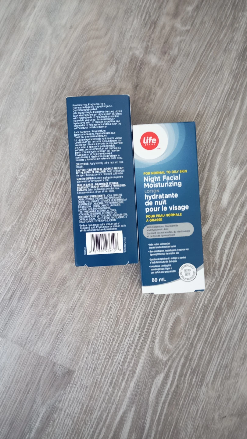 Life Brand Night Facial Moisturizing Lotion 89 mL ⚽