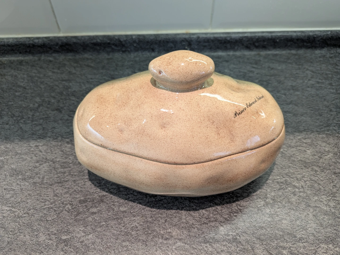 PEI Potato Ceramic Dish with Lid
