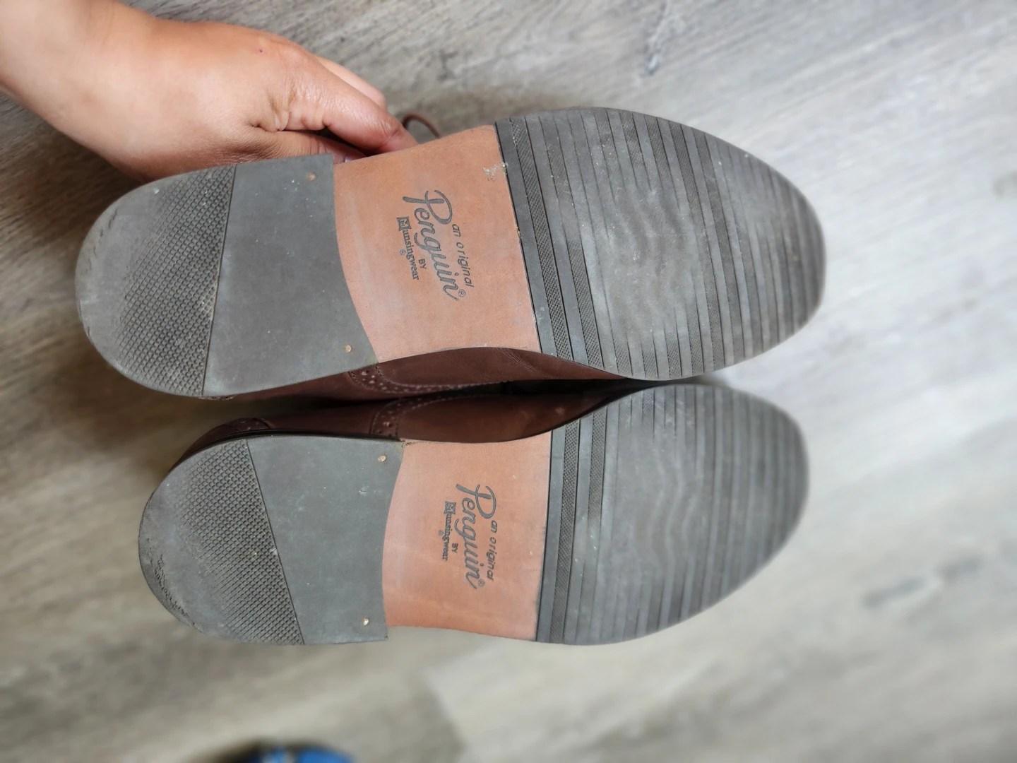 Original Penguin Men's Brown Leather Dress Shoes ⚽ - photo 2