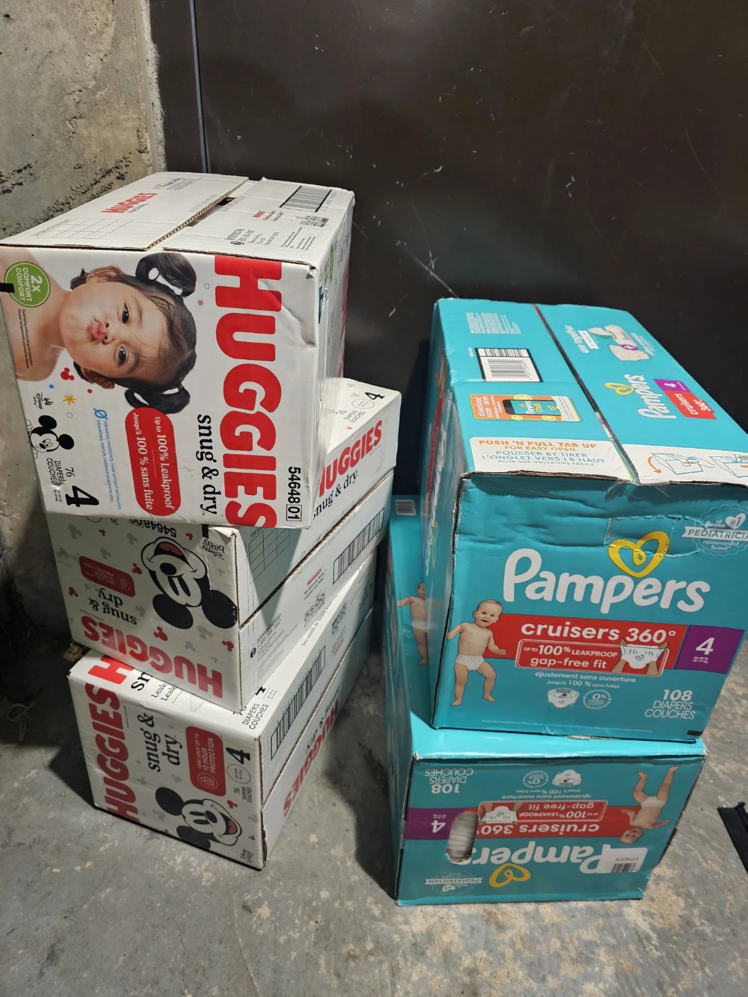 Brand New Huggies & Pampers