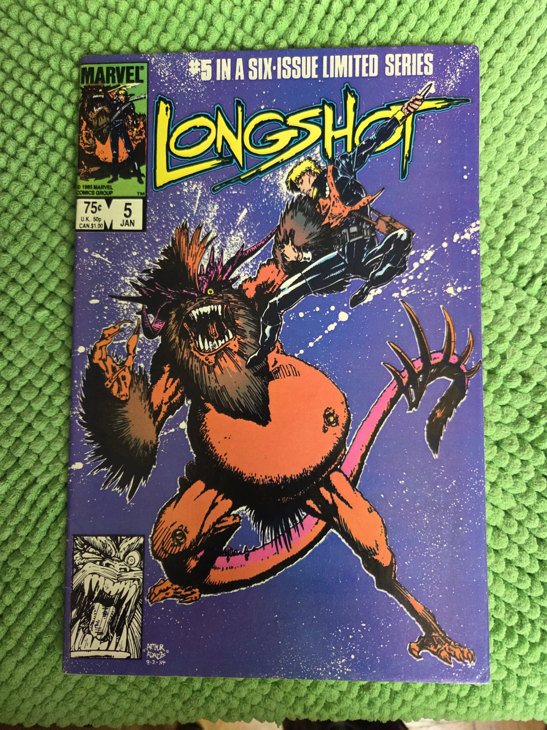 Marvel Longshot #5 Comic Book
