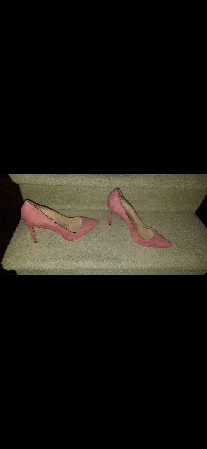 Charles David Pink Suede Heels - photo 2