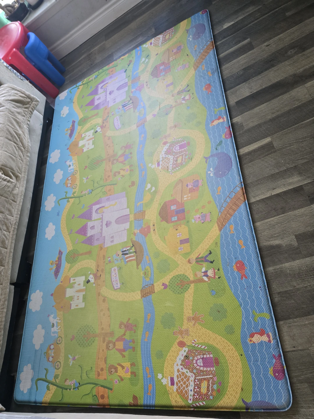 Kids Play Mat - Castle & Village Scene
