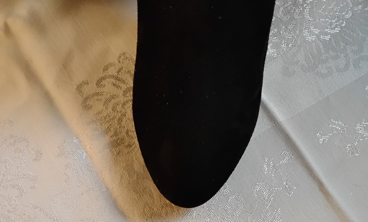 ⚽ Black Genuine Suede Tall Dress Boots - photo 5