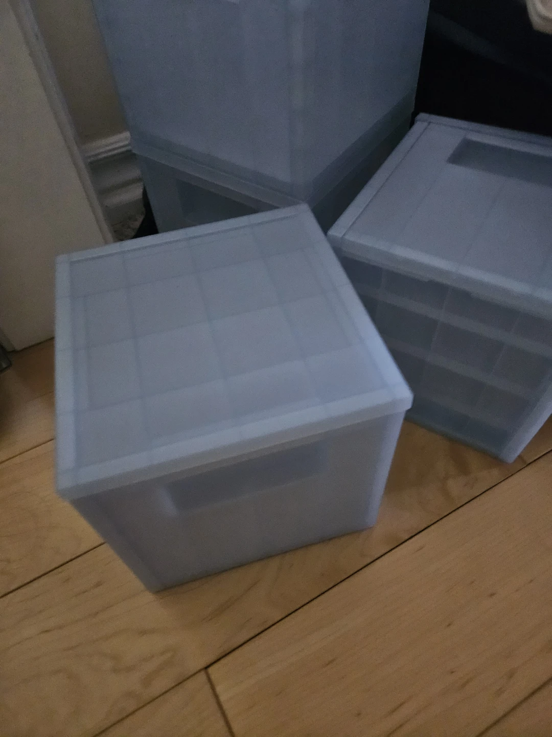 Stackable Storage Bins with Lids - photo 2