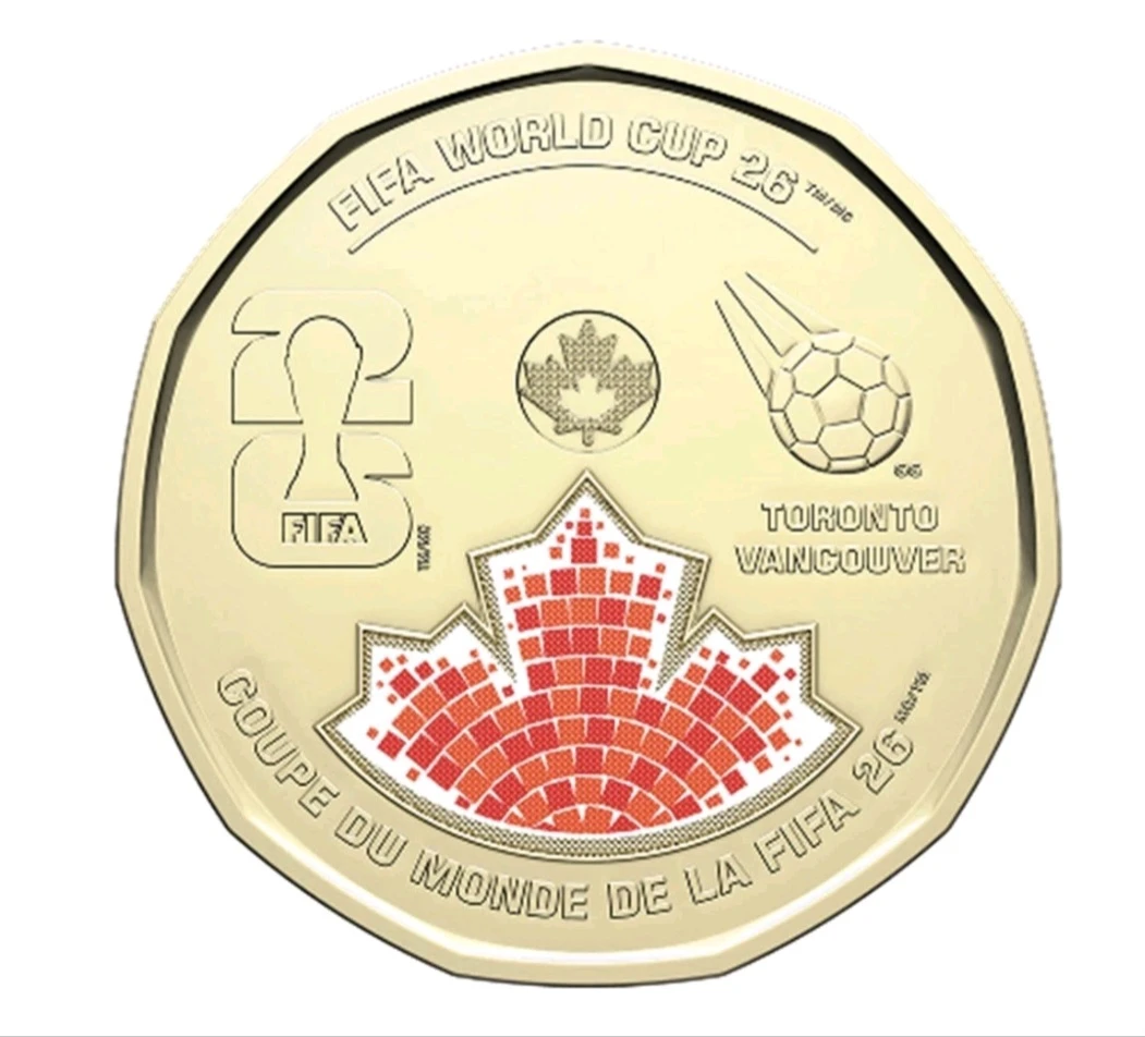 Canada 2025 $25 for $1 FIFA World Cup 26 Coin