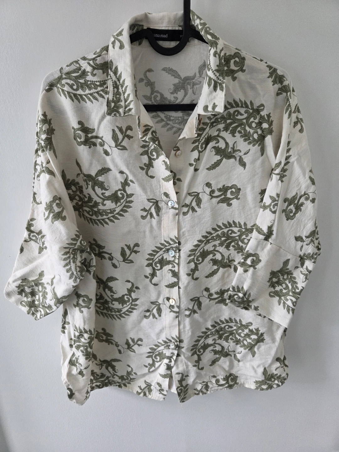 Printed Button Up Shirt