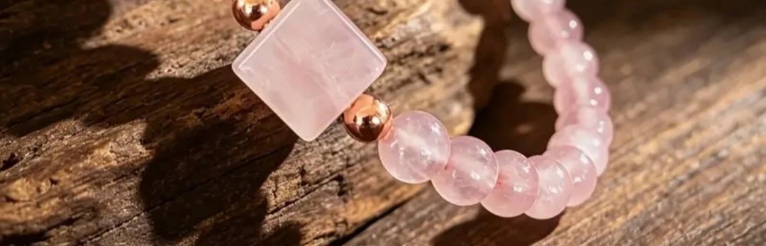 Rose Quartz Beaded Bracelet - photo 2