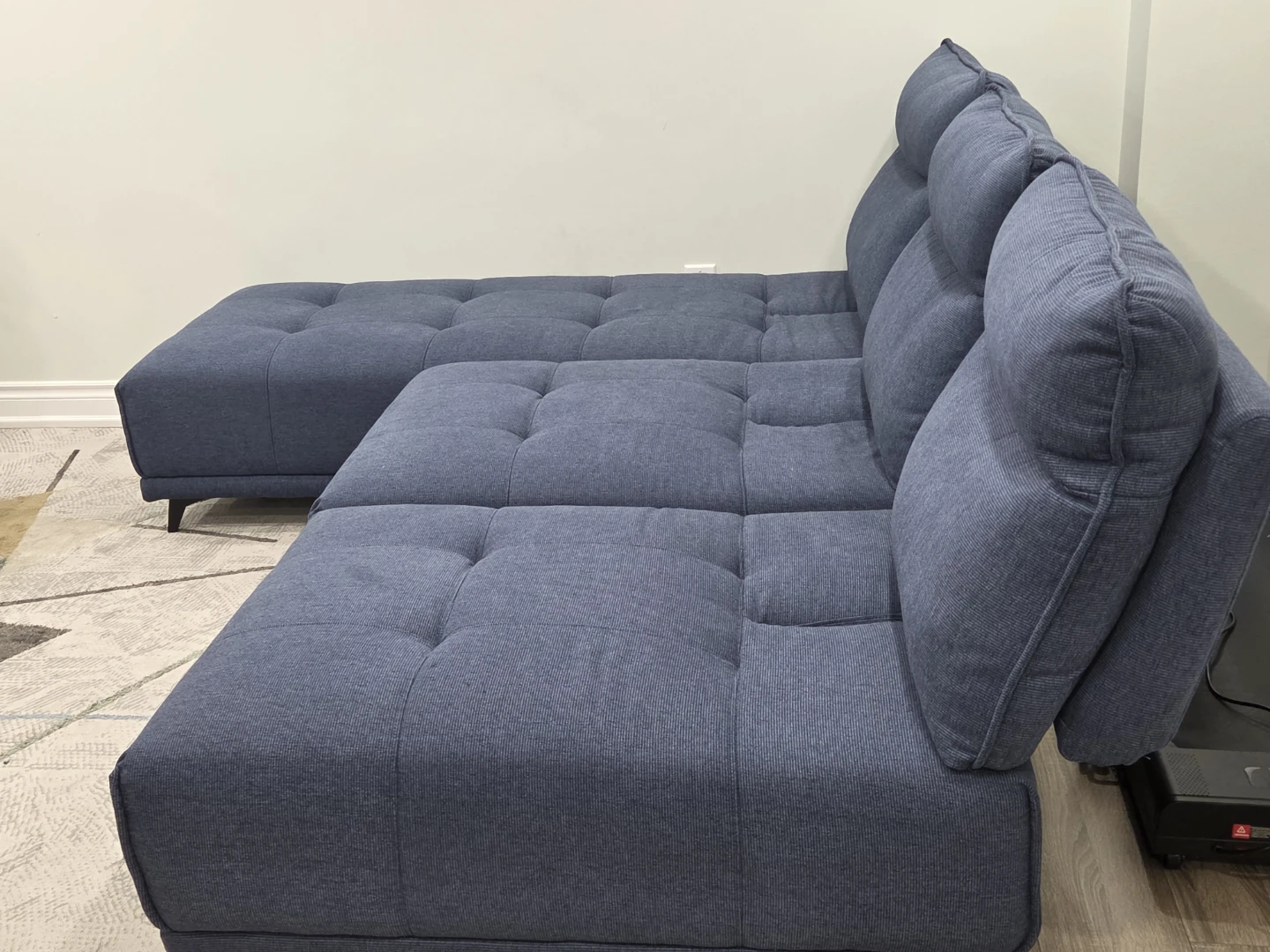 Blue Sectional Sofa - photo 2