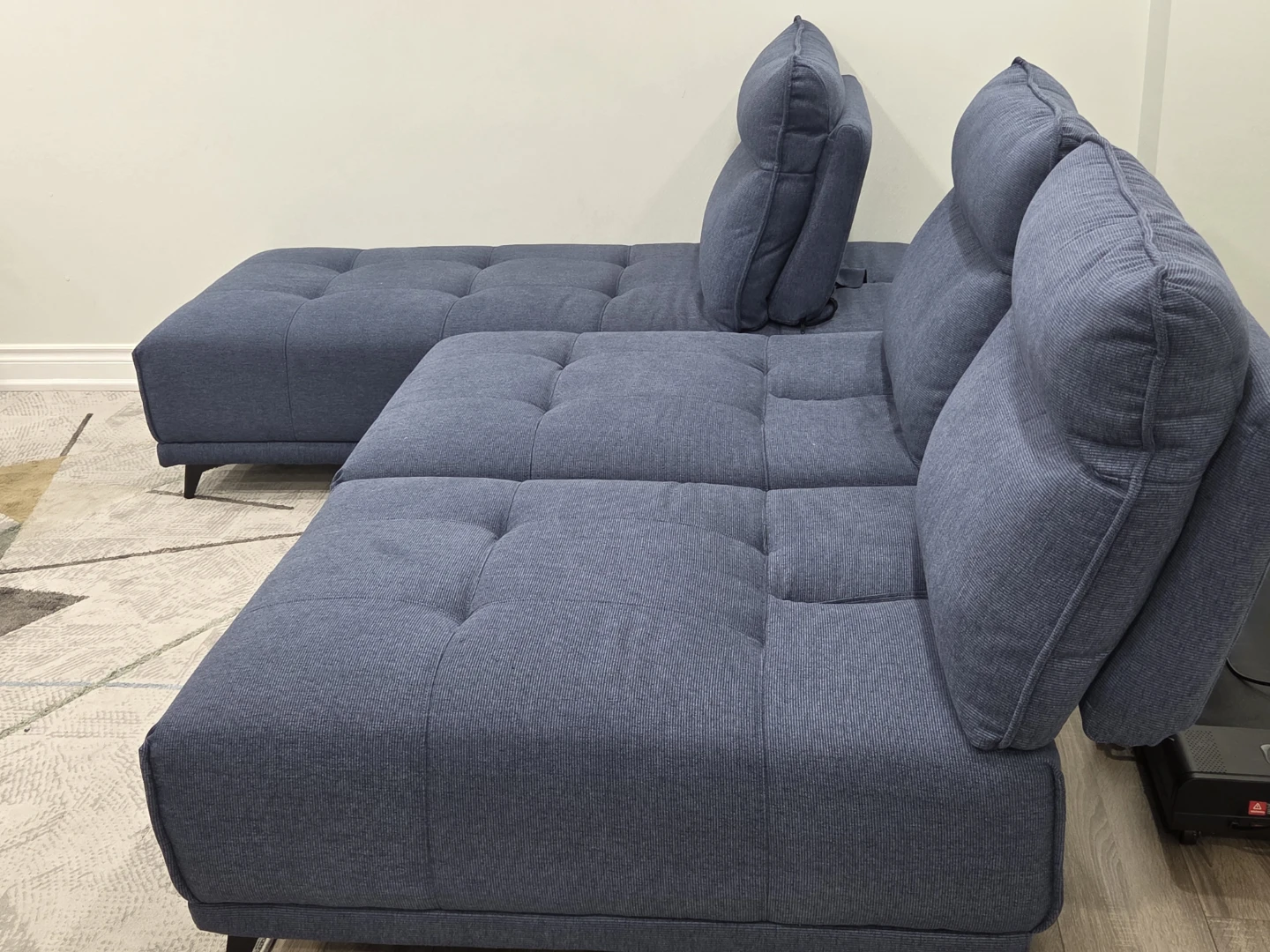 Blue Sectional Sofa - photo 3