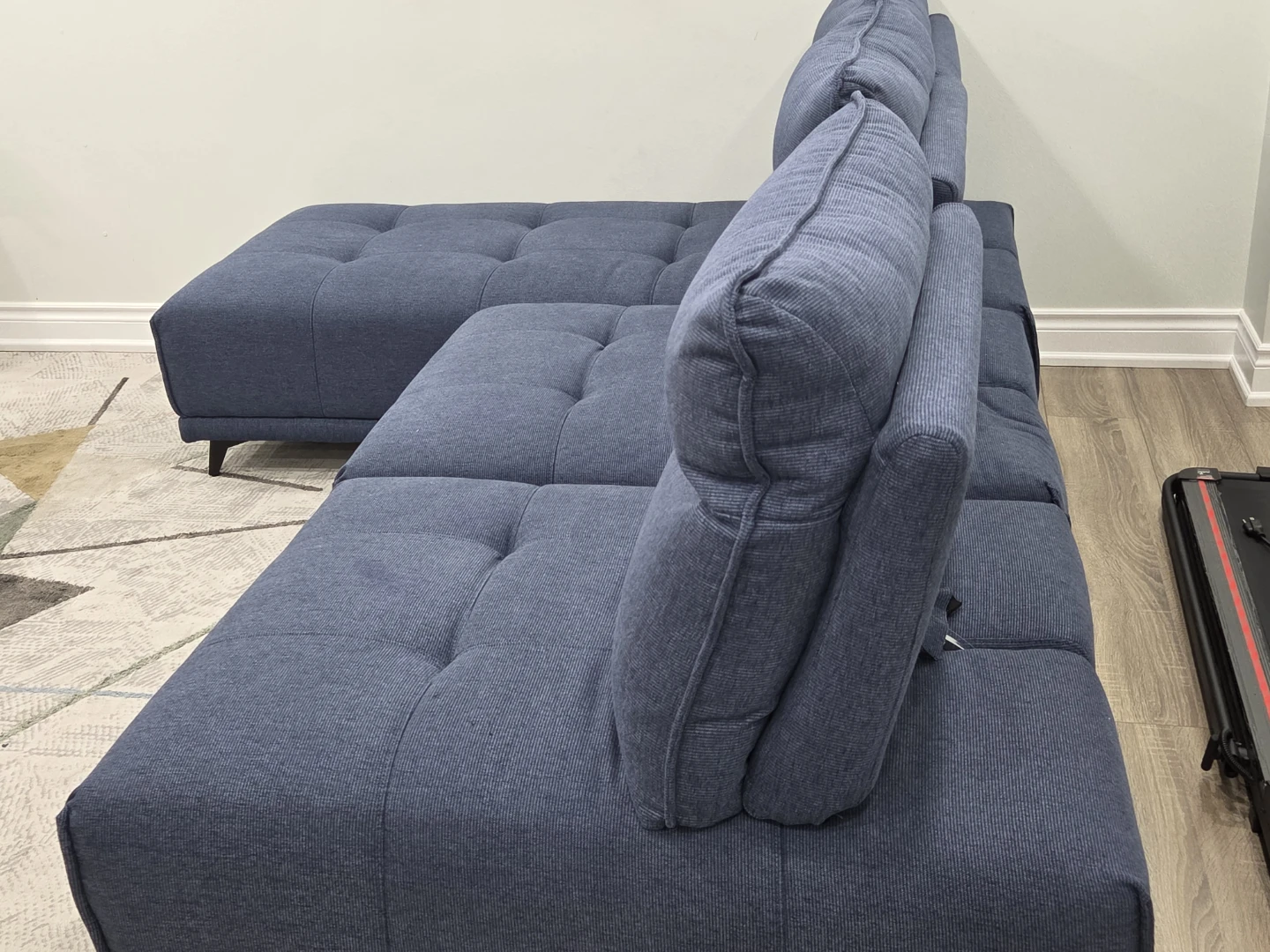 Blue Sectional Sofa - photo 5