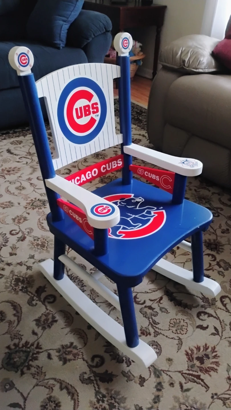 Chicago Cubs Kids Rocking Chair