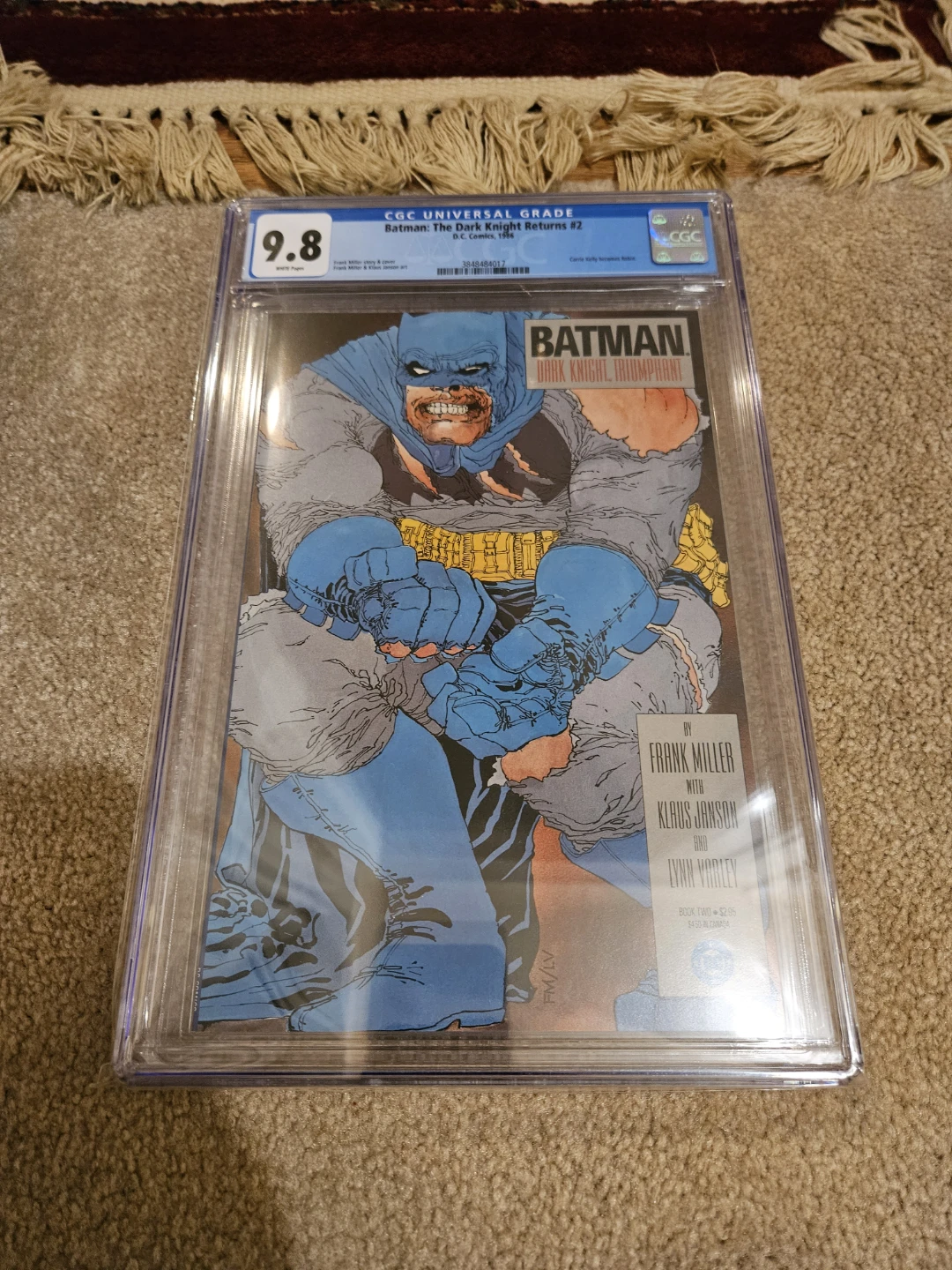 Batman: The Dark Knight Returns #2 (1986) - CGC 9.8 - 1st Print!