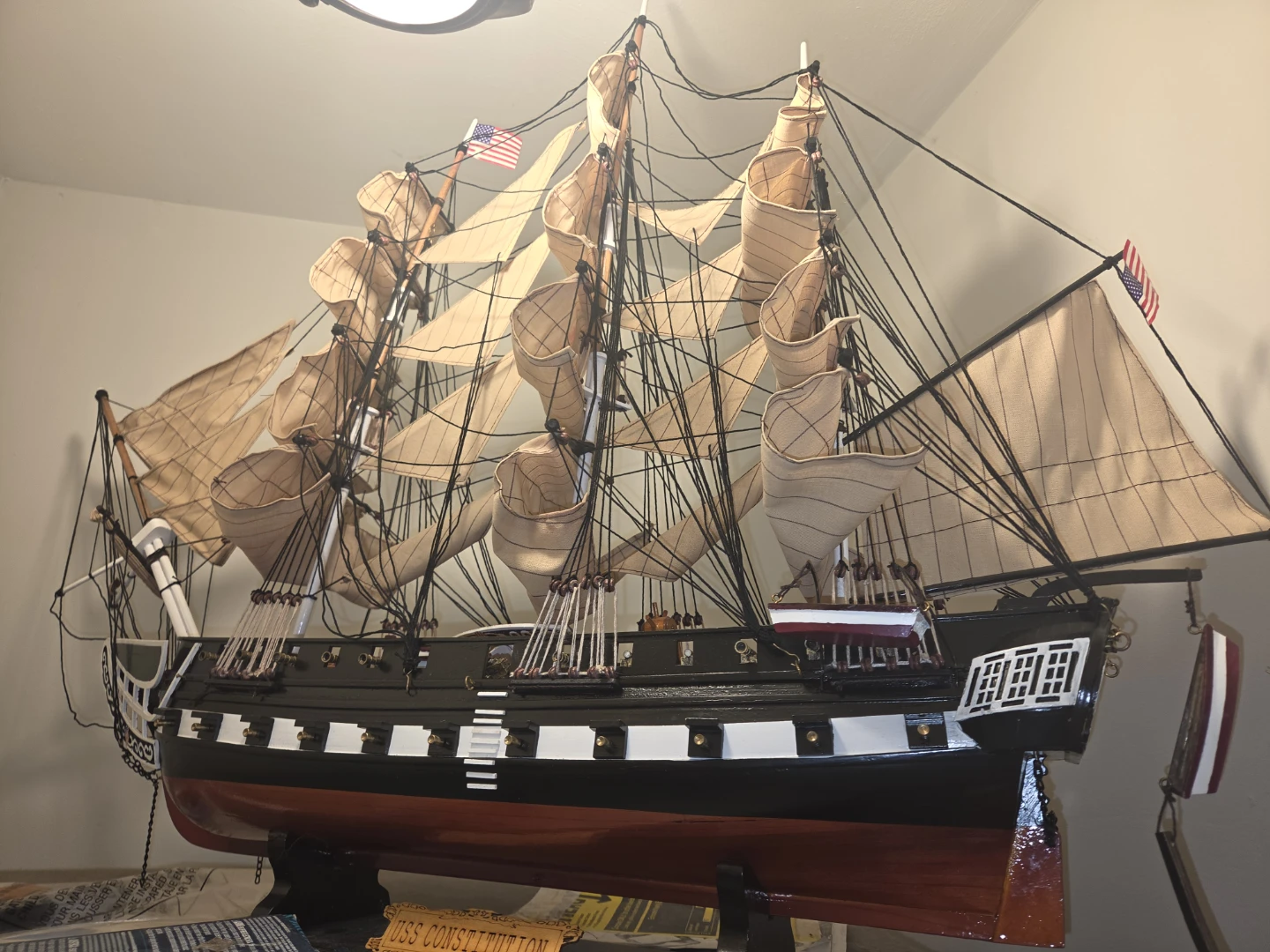 USS Constitution Model Ship - photo 2