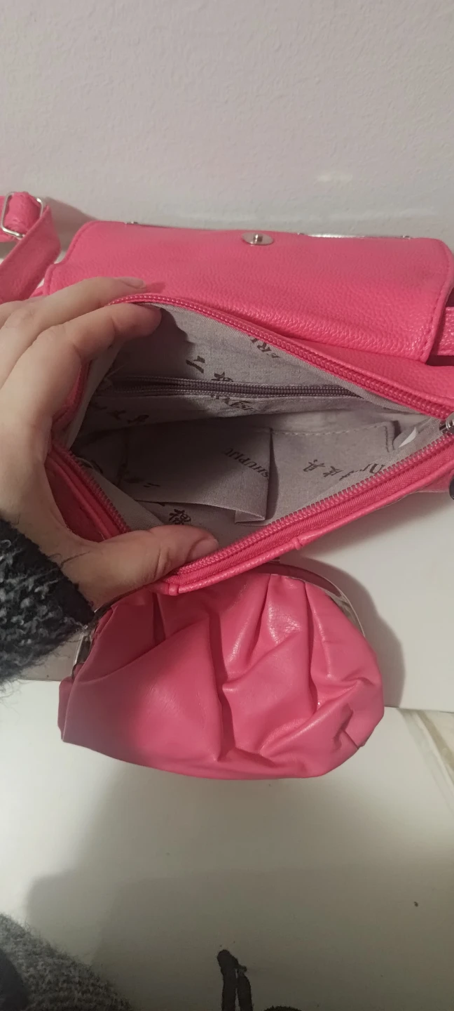 Hot Pink Purse with Matching Coin Pouch - photo 3
