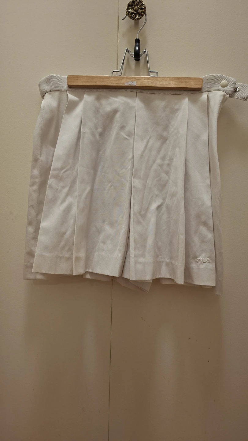Vintage white Fila tennis skort