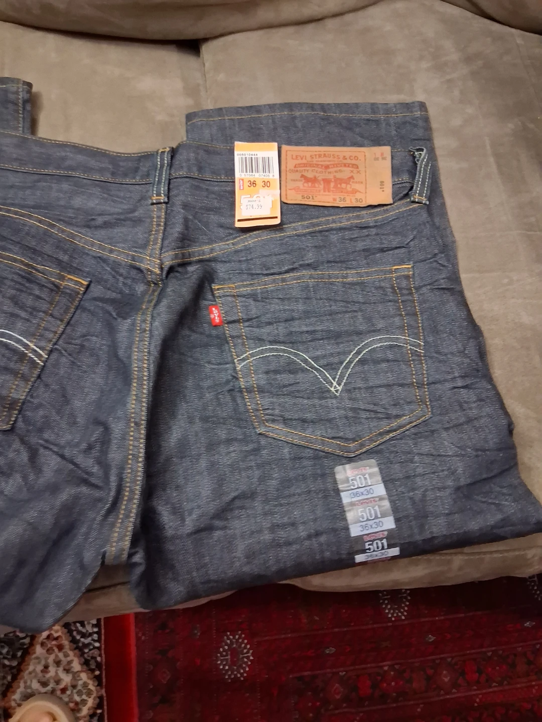 Levi's 501 Jeans 36x30 - photo 4