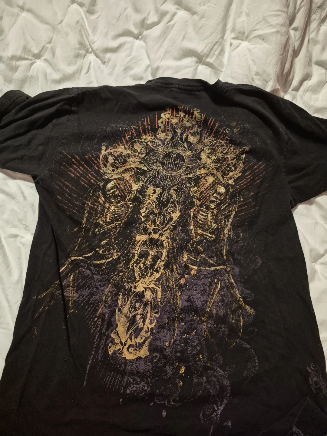 Miami Ink Skull Rose T-Shirt - photo 2