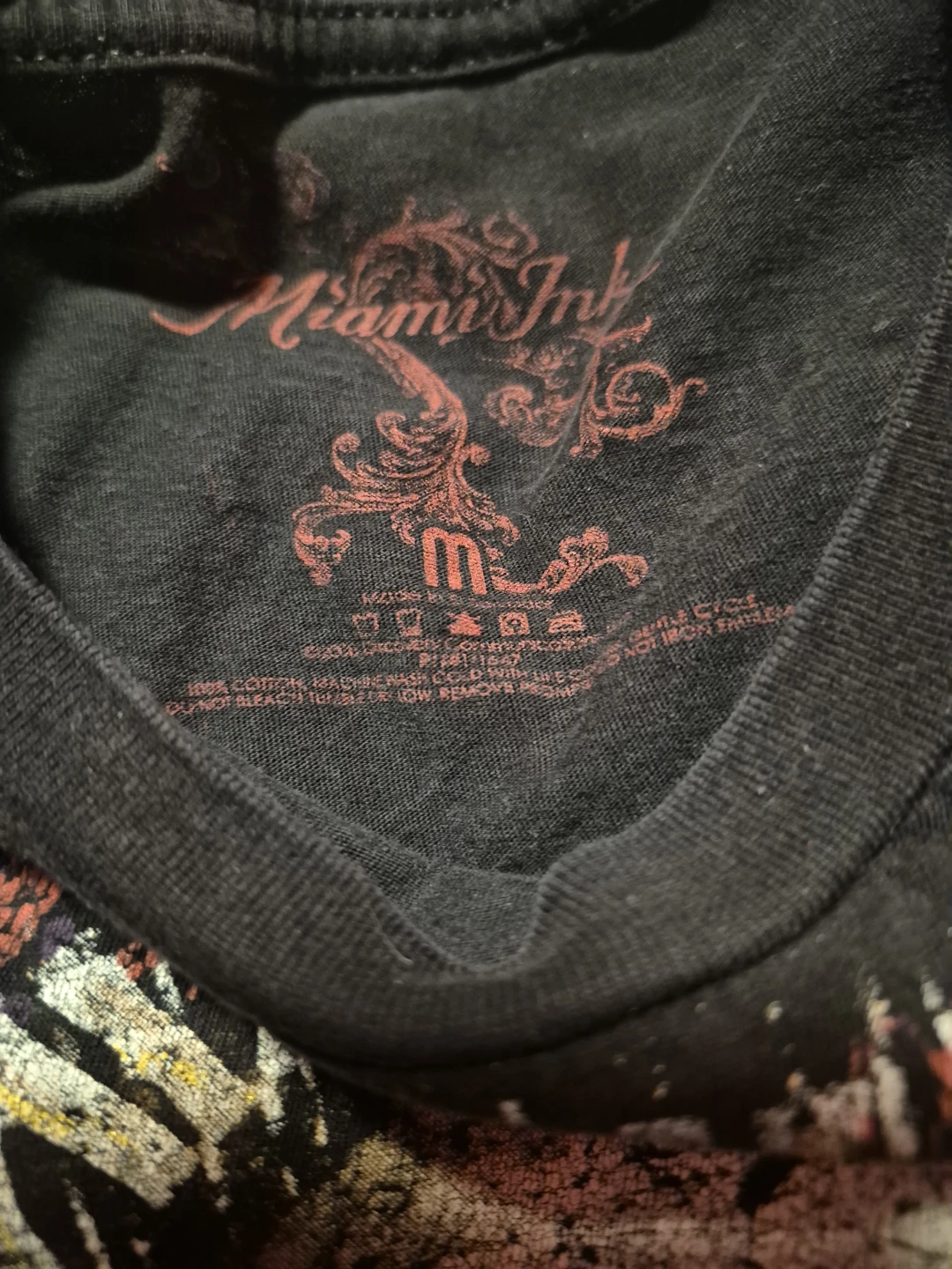 Miami Ink Skull Rose T-Shirt - photo 3