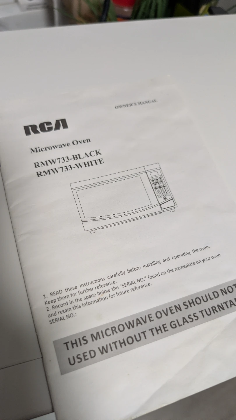 RCA Microwave Oven ⚽ - photo 2