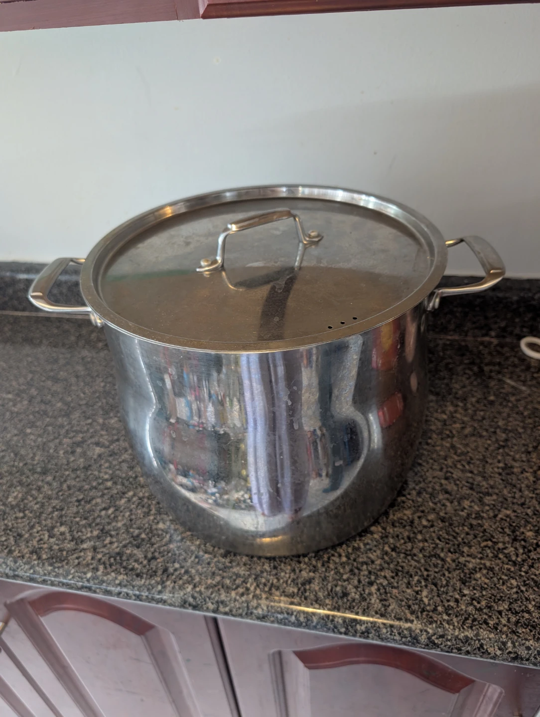 Large Stainless Steel Stock Pot with Lid - photo 4