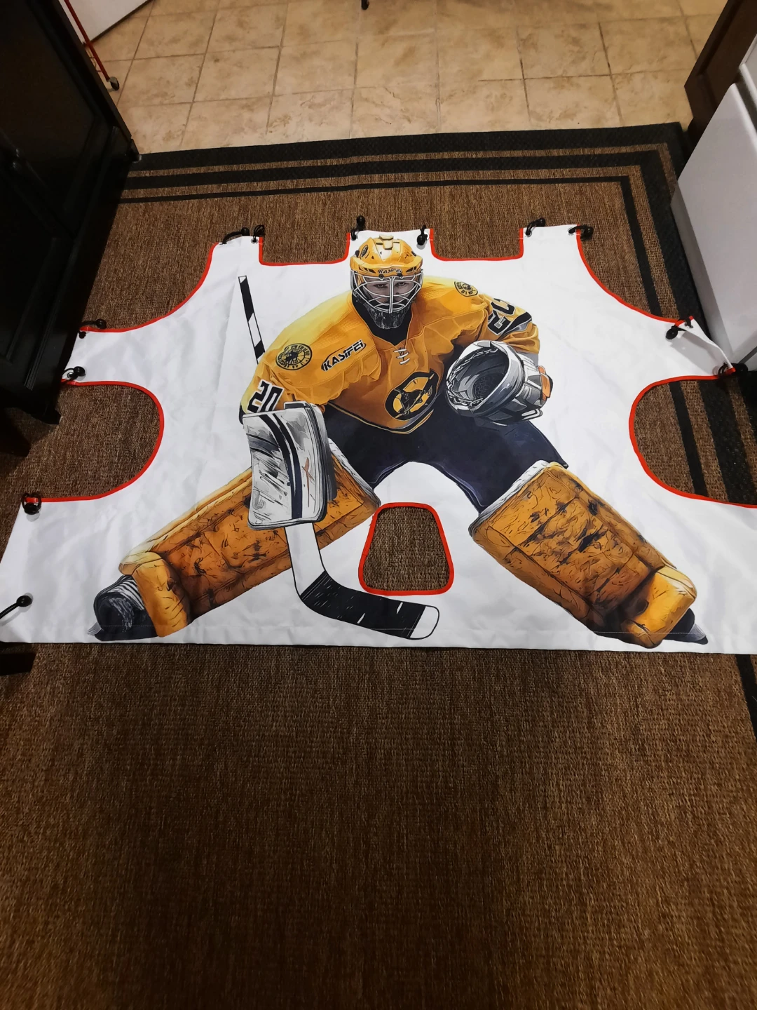 Hockey Goalie Net. Trainer
