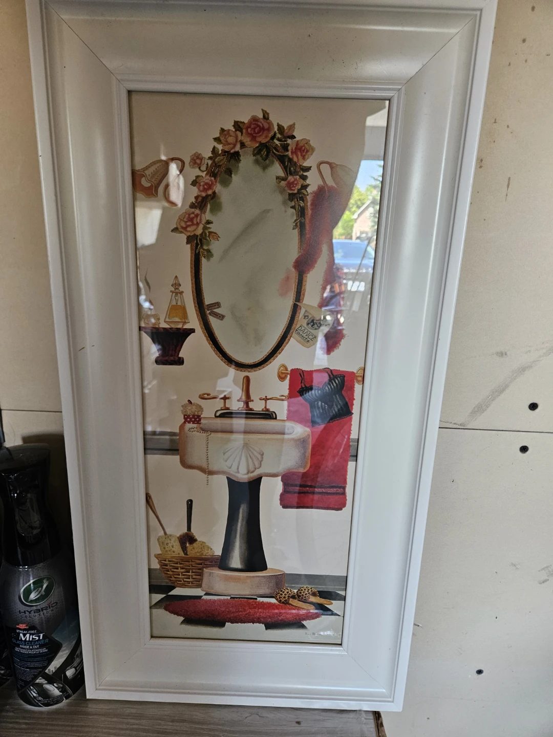 Framed Bathroom Vanity Picture Art