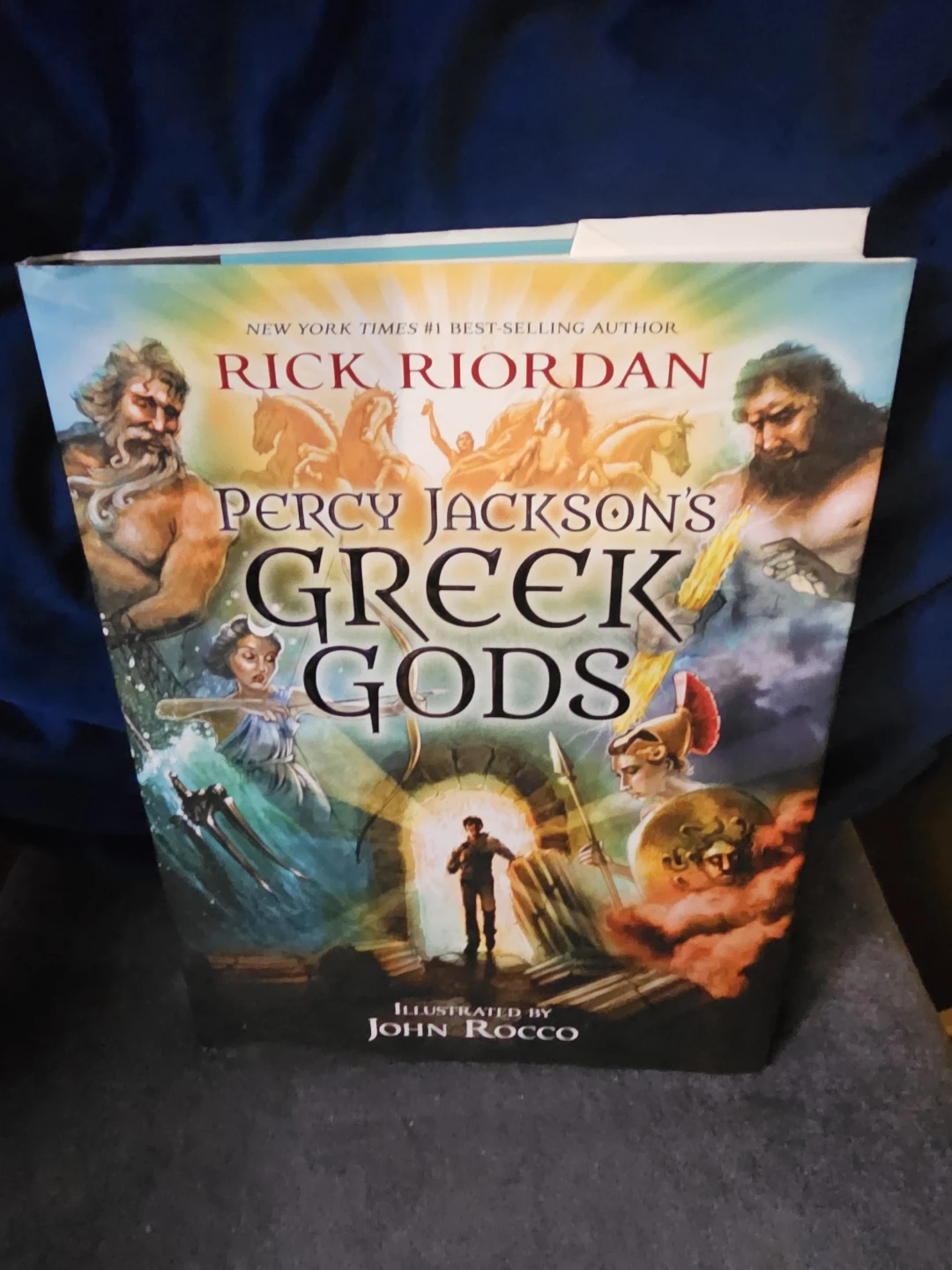 Percy Jackson's Greek Gods by Rick Riordan Hardback Book