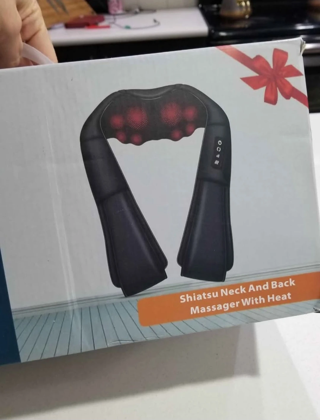 Neck Massager with Heat,Shiatsu Back Neck and Shoulder Mas...