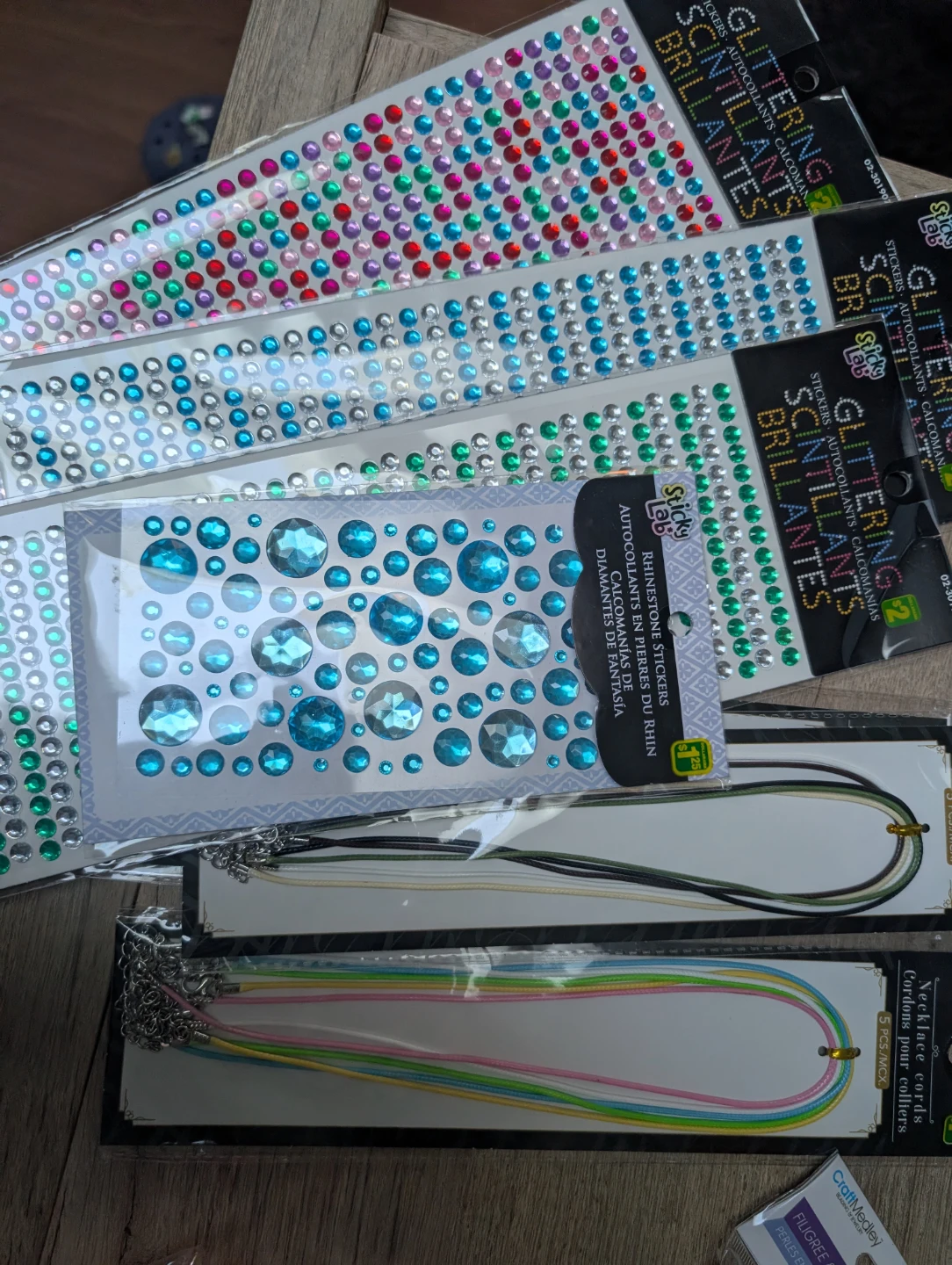 Crafting Supplies Bundle: Beads, Stickers, and Embellishments - photo 3